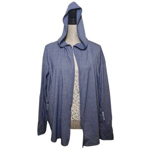 Life Is Good Open Cardigan Hoodie - Women's Size L - Solid Crusher Flex